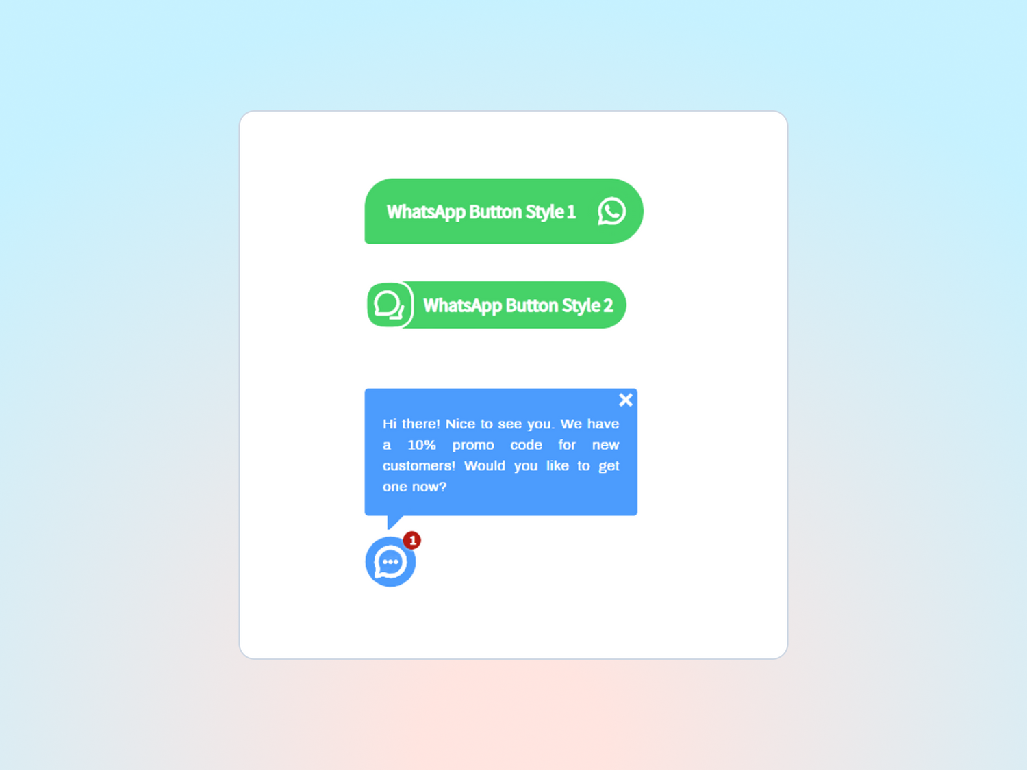 WhatsApp Button