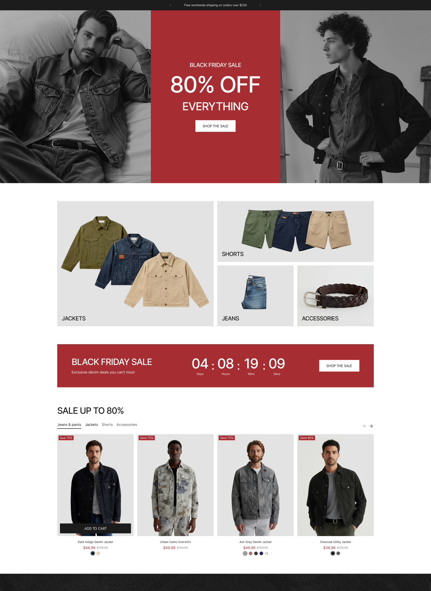 Black Friday - Clothing