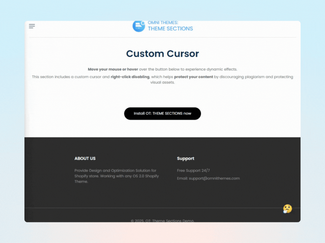 Custom Cursor
