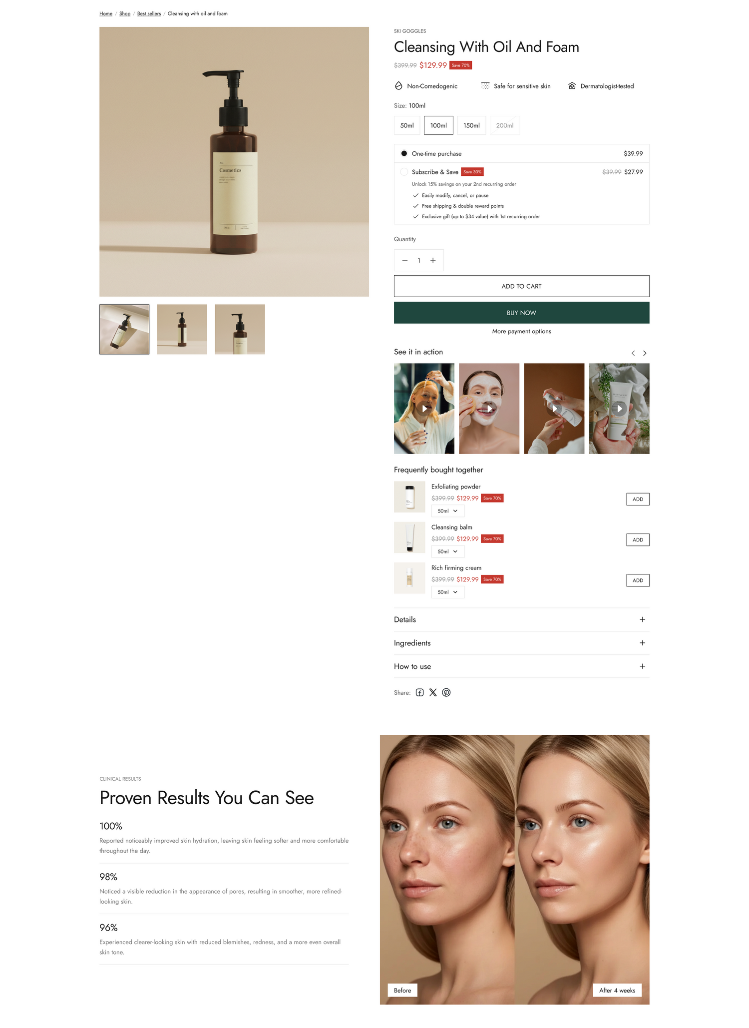 Product Page - Beauty